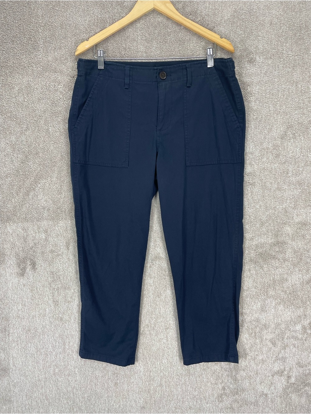 Tommy Hilfiger Pants Women’s XL Navy Blue Stretch Chino Tapered Straight Ankle